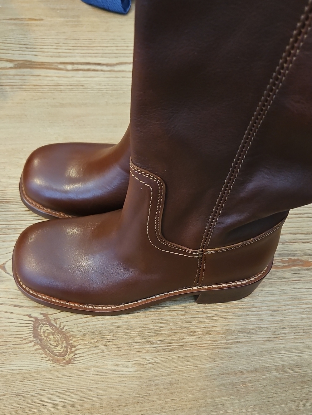Steve Madden Riggs Tall Leather Boots - Picture 10 of 13